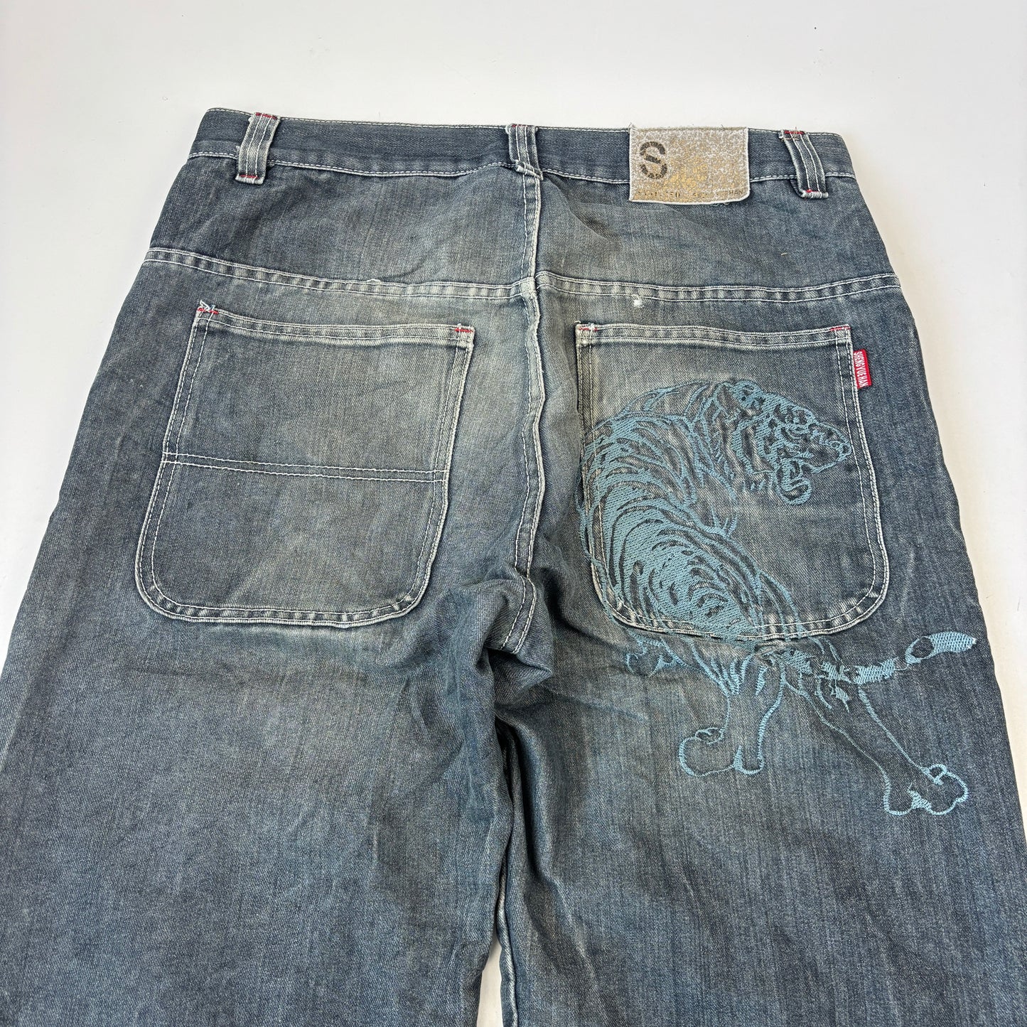 Baggy y2K Tiger Jeans (M)