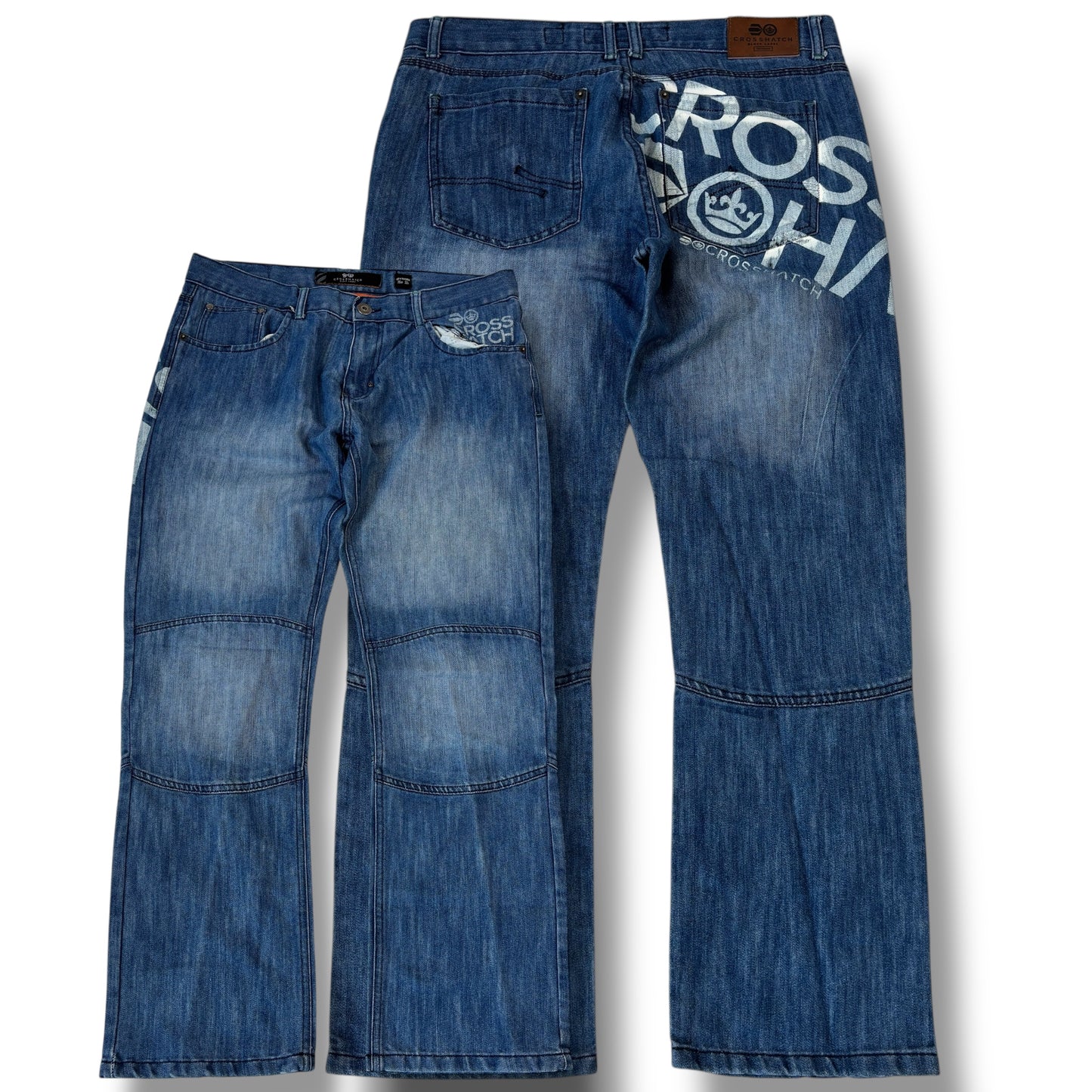 Crosshatch Baggy Jeans (M)