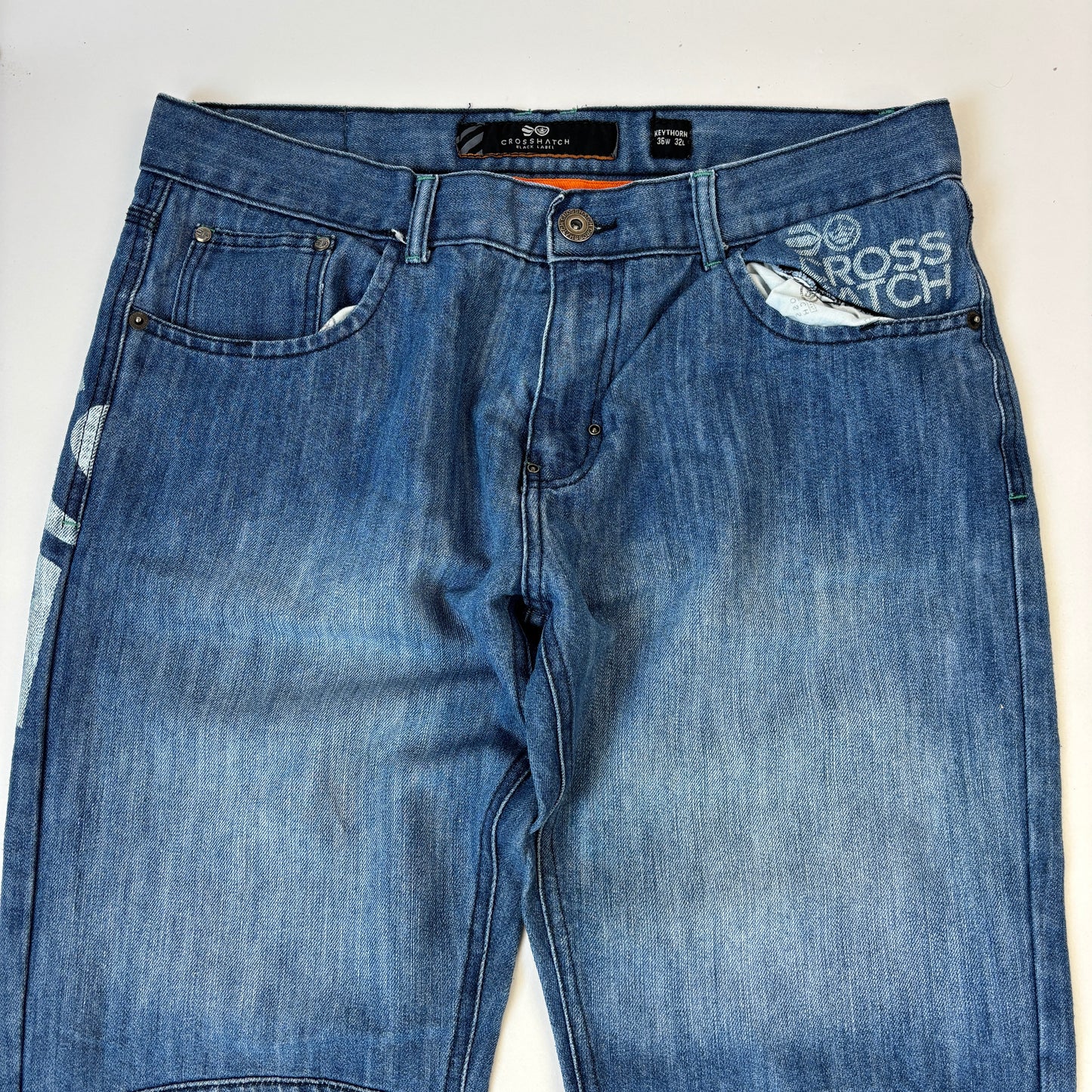 Crosshatch Baggy Jeans (M)
