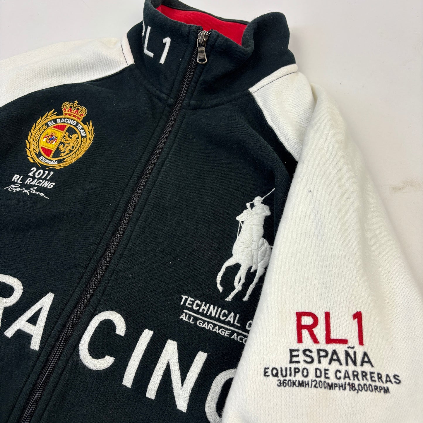 Vintage Ralph Lauren Spanien Zip-Jacke (XL)