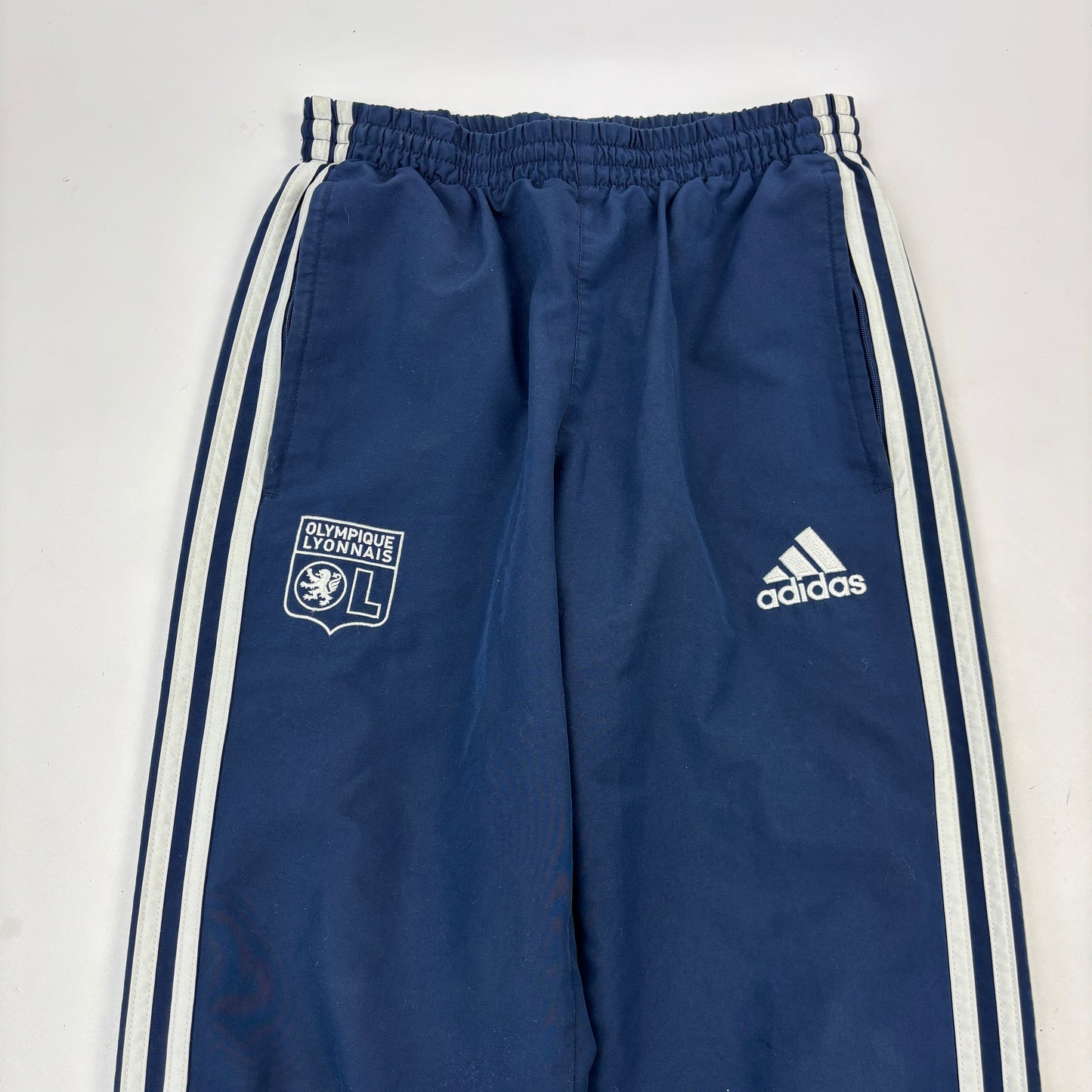 Vintage Adidas Olympique Lyon Trackpants (XS)