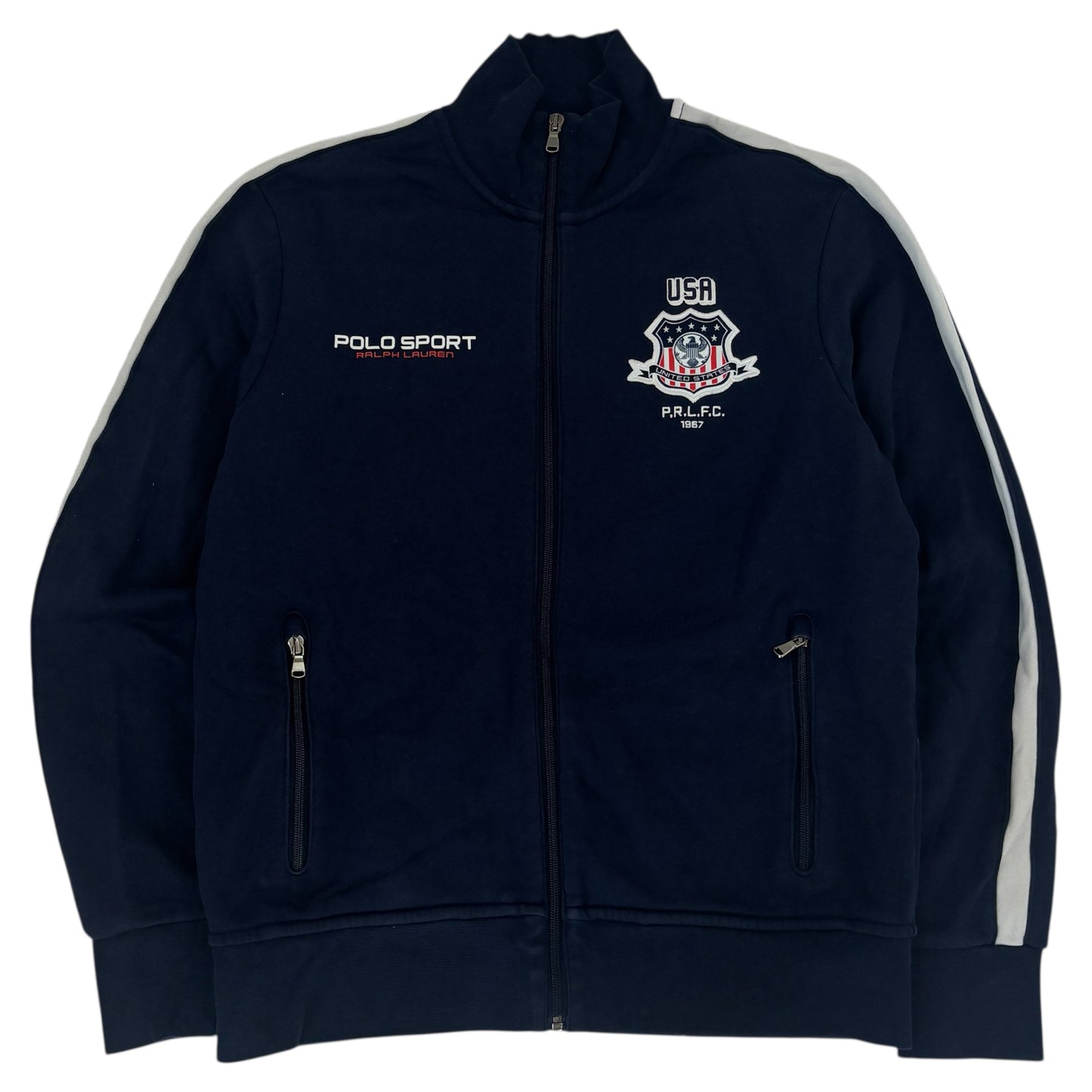 Vintage Polo Sport Zip-Jacke (M)