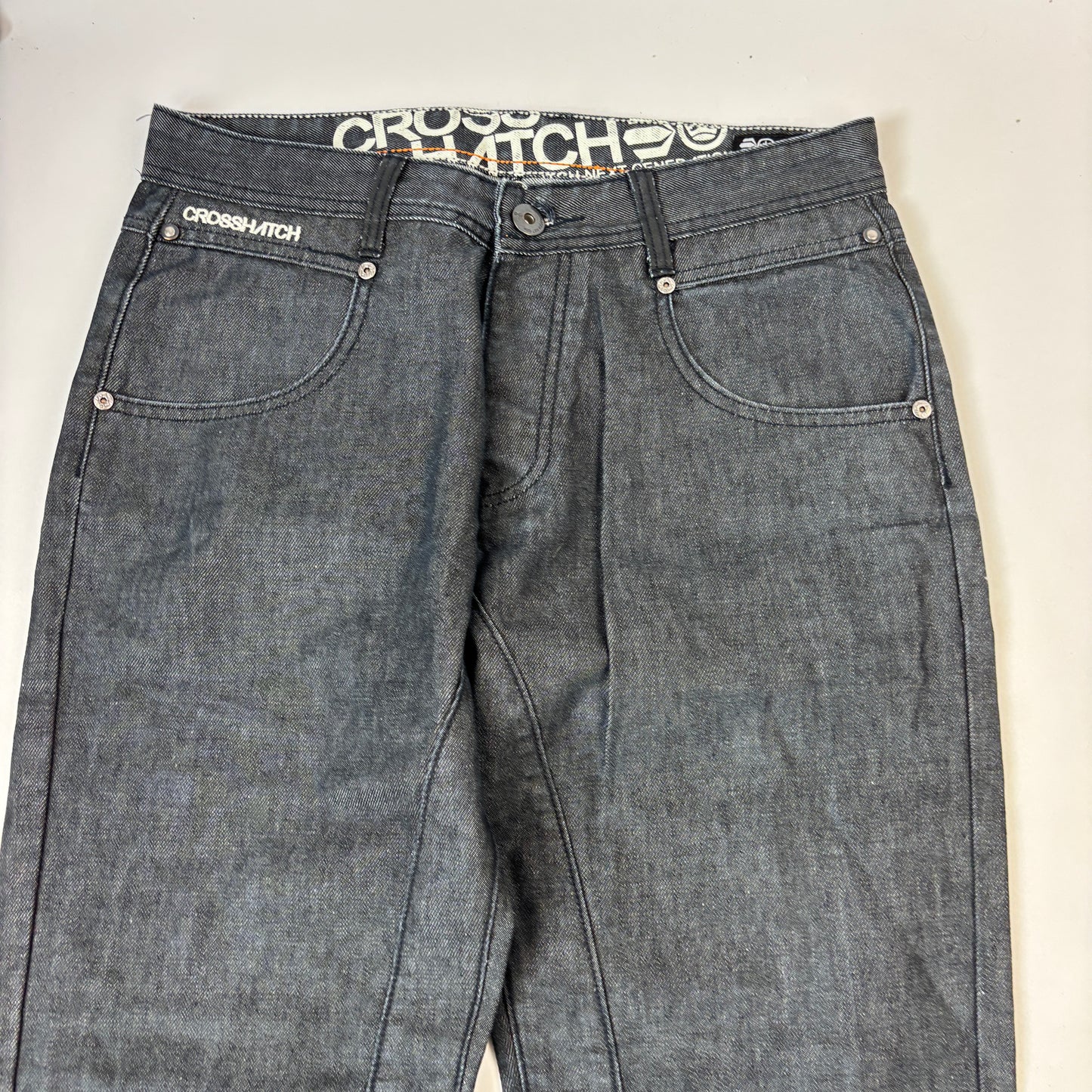 Crosshatch Baggy Jeans (S)
