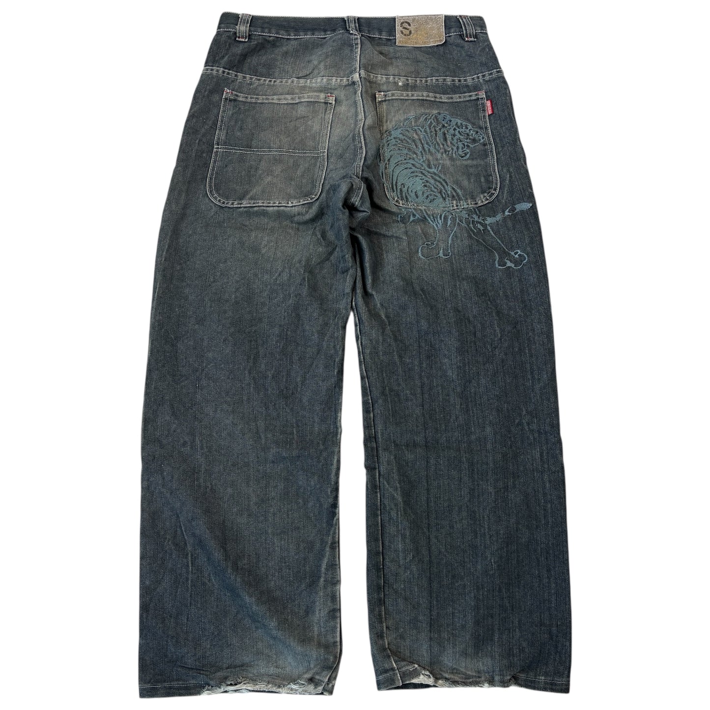 Baggy y2K Tiger Jeans (M)