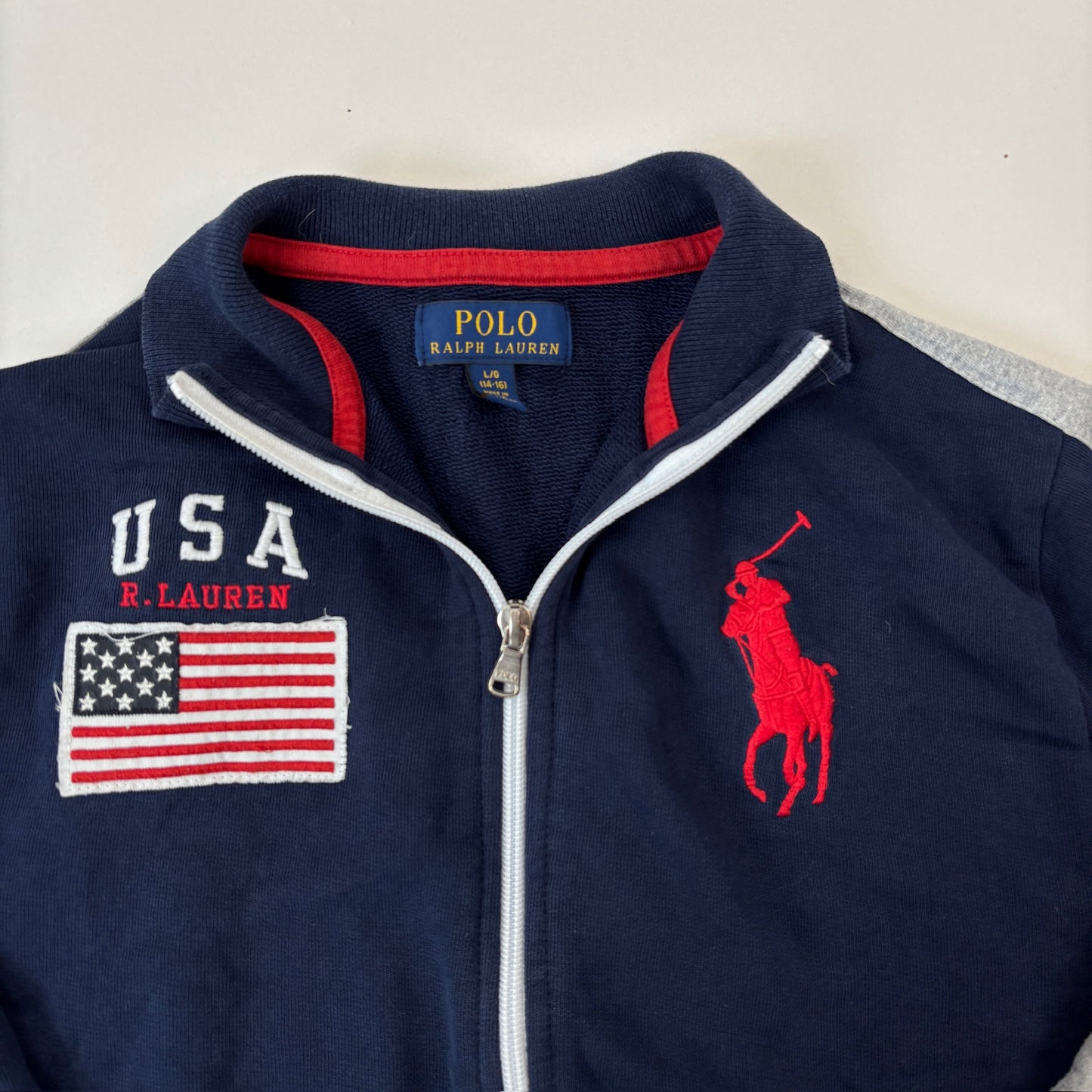 Ralph Lauren USA Chief Keef Zip-Jacke (XS)