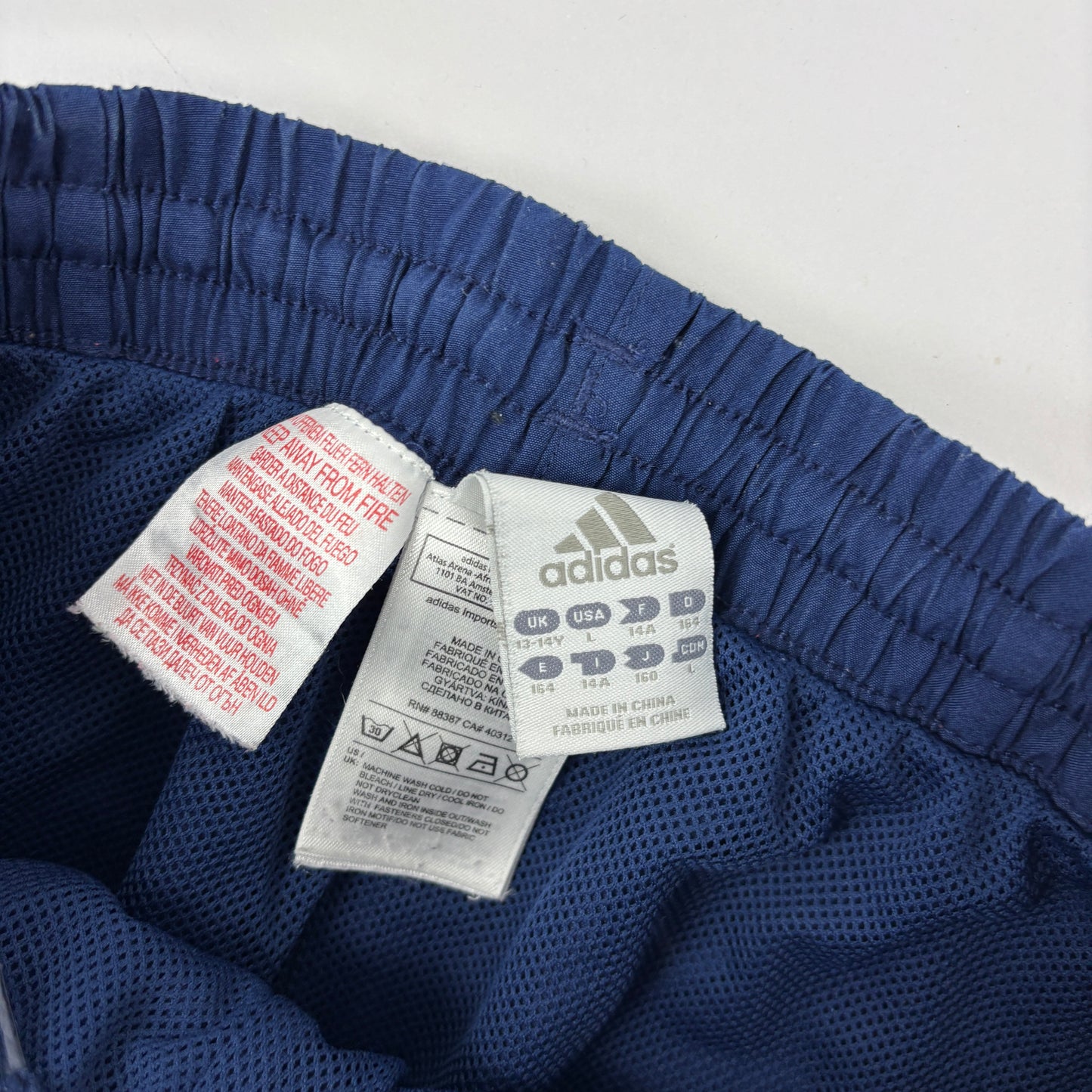 Vintage Adidas Olympique Lyon Trackpants (XS)