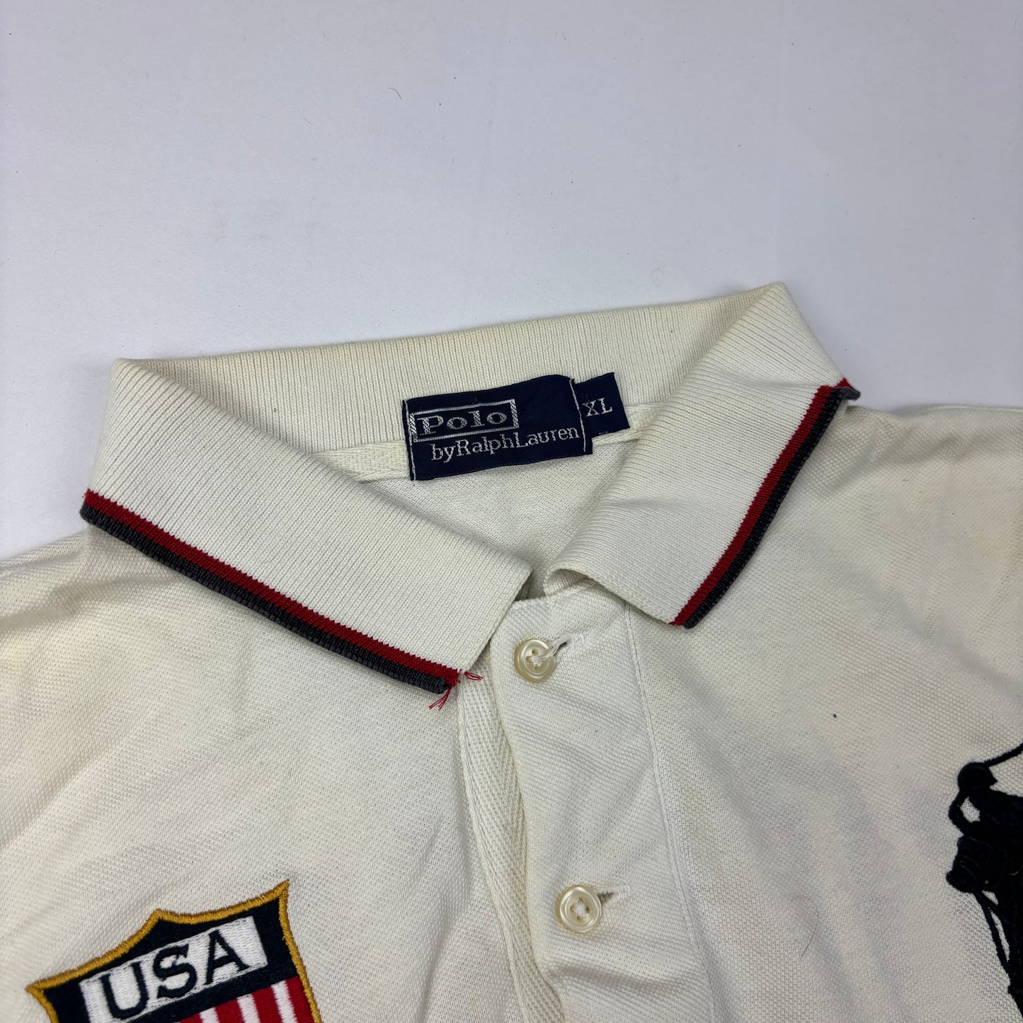 Vintage Ralph Lauren USA Polo (XL)