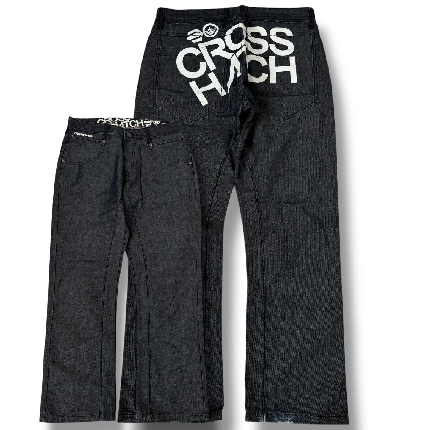Crosshatch Baggy Jeans (S)