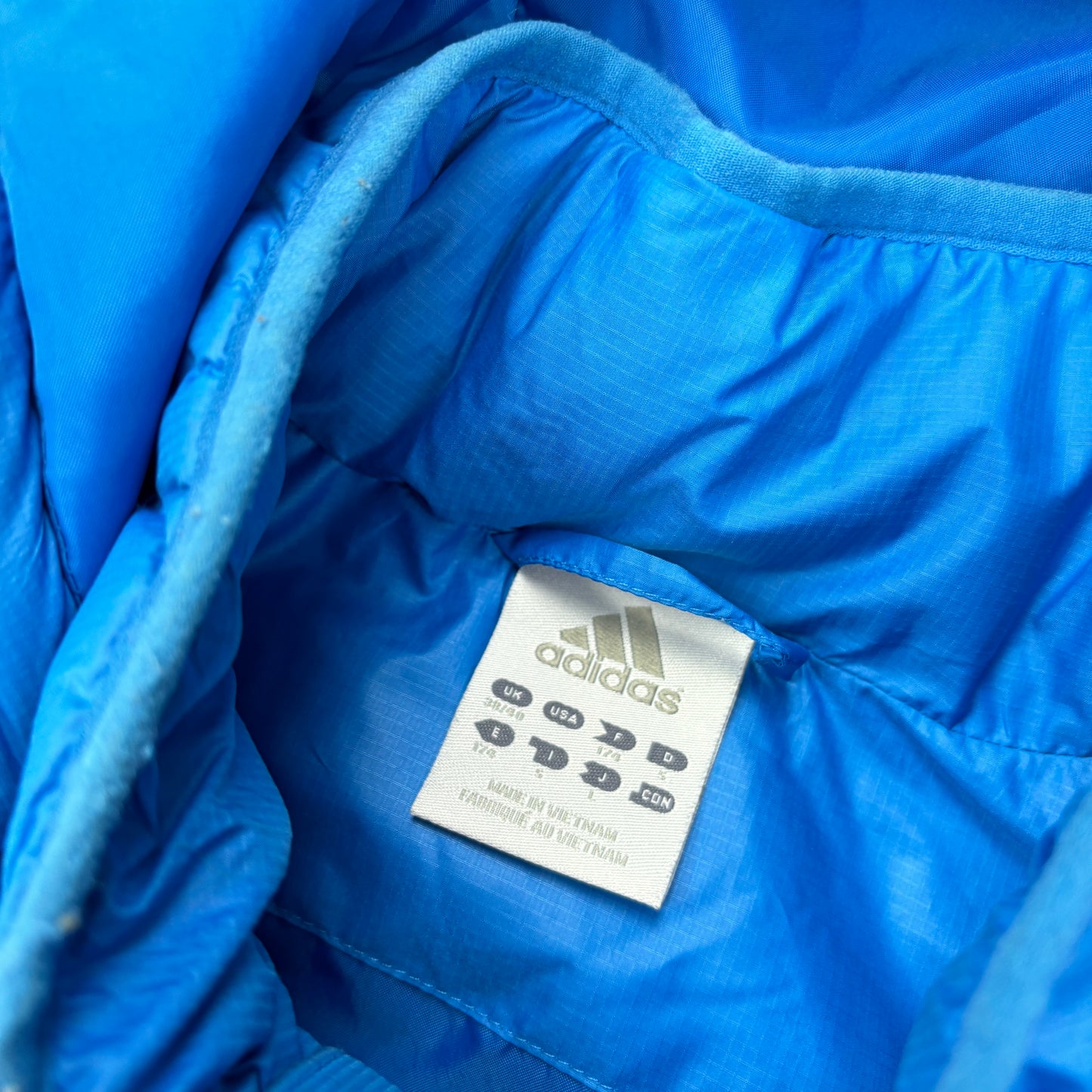 Vintage Adidas Marseille Pufferweste (L)