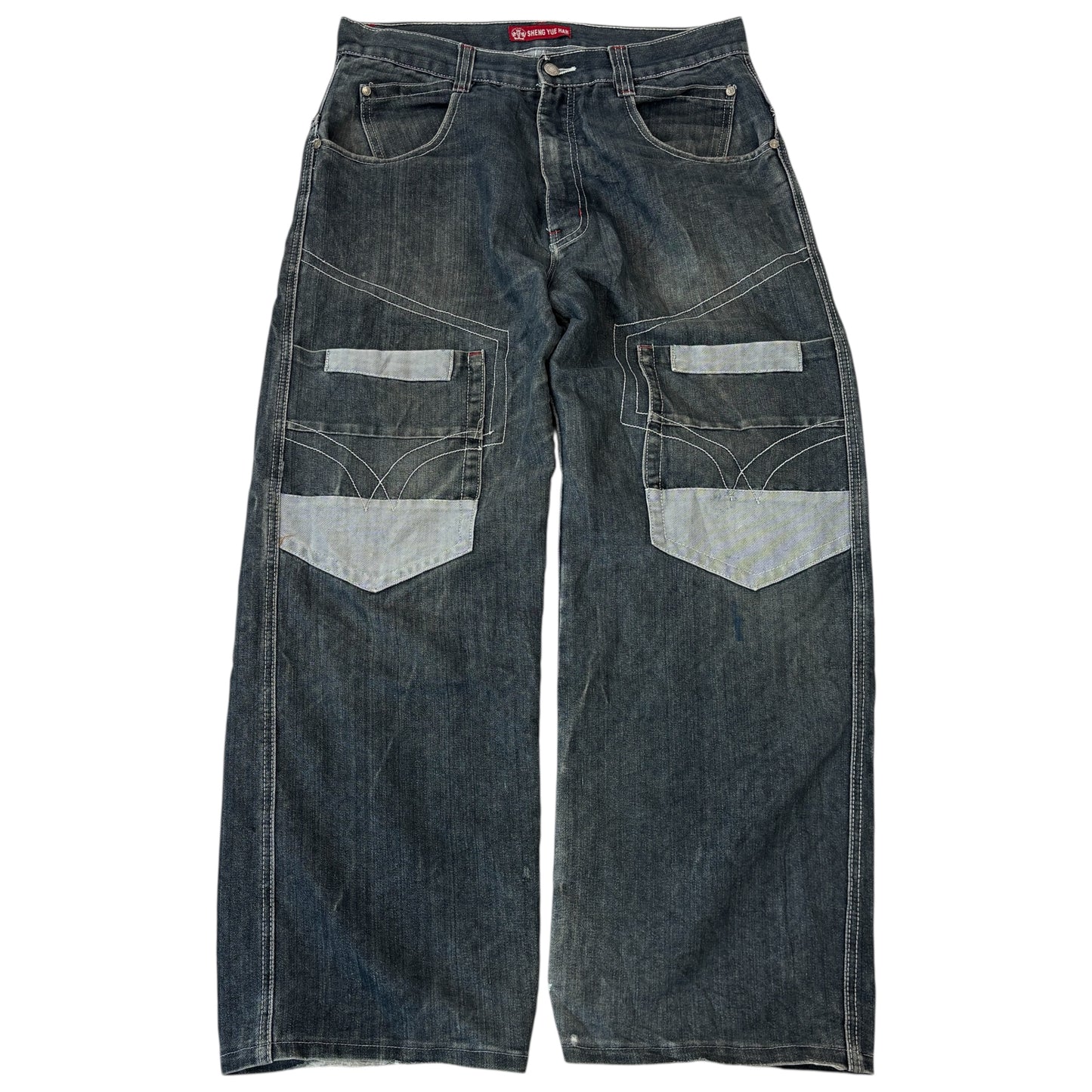 Baggy y2K Tiger Jeans (M)