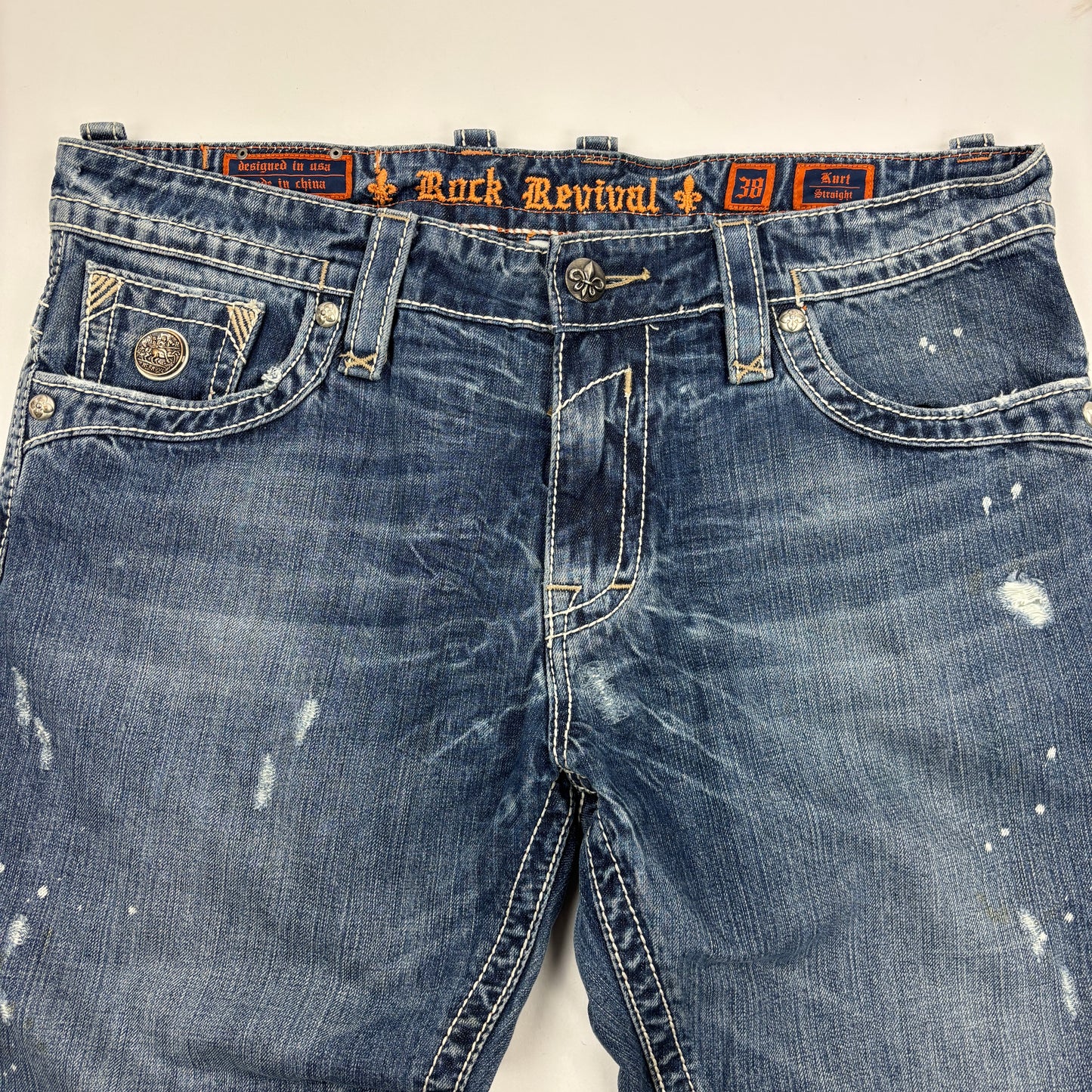 Vintage Rock Revival Jeans (XL)