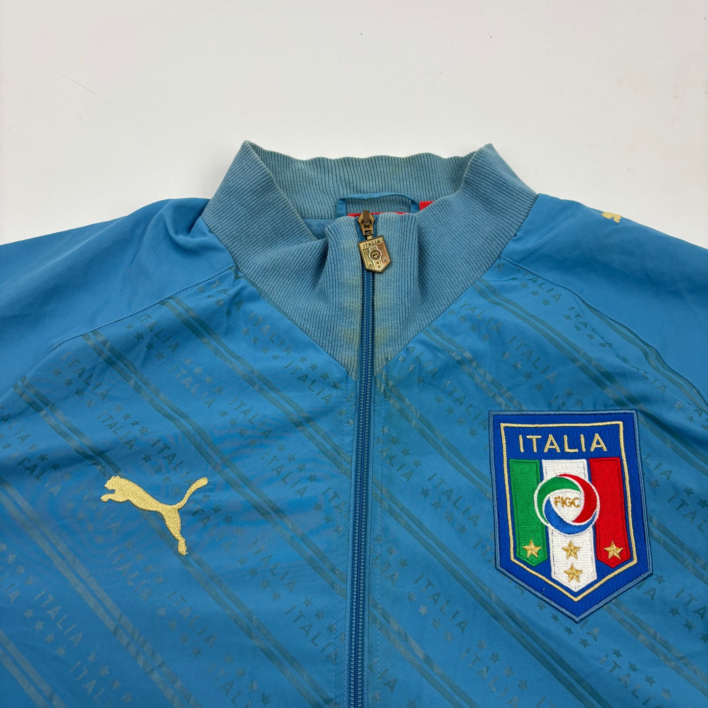 Vintage Puma Italien Zip-Jacke (XL)