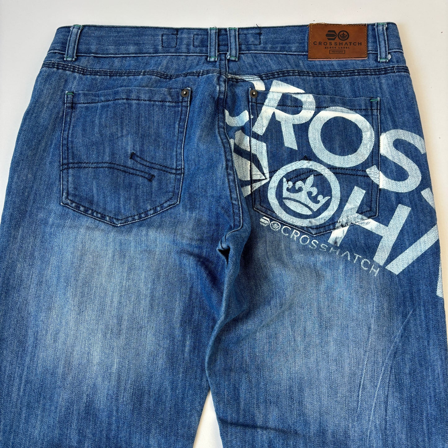 Crosshatch Baggy Jeans (M)