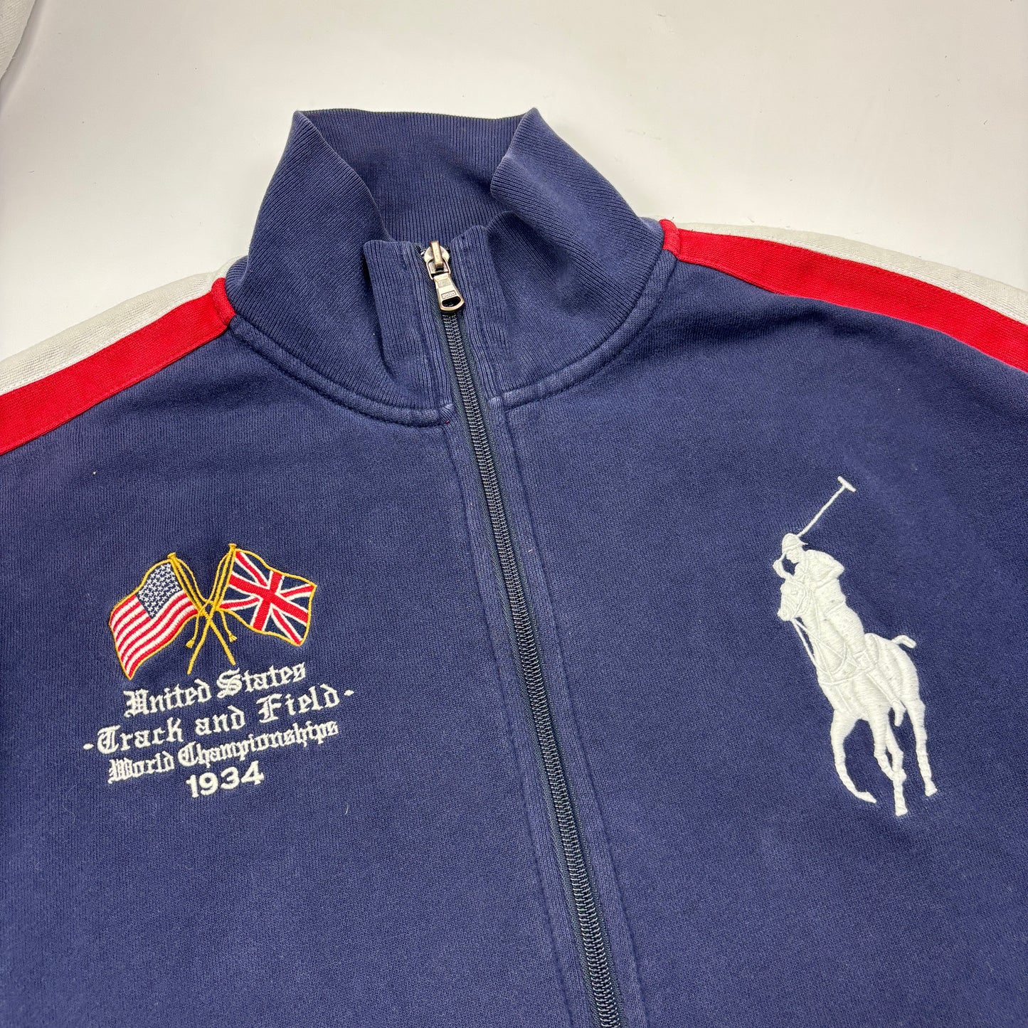 Vintage Ralph Lauren USA Zip-Jacke (M)