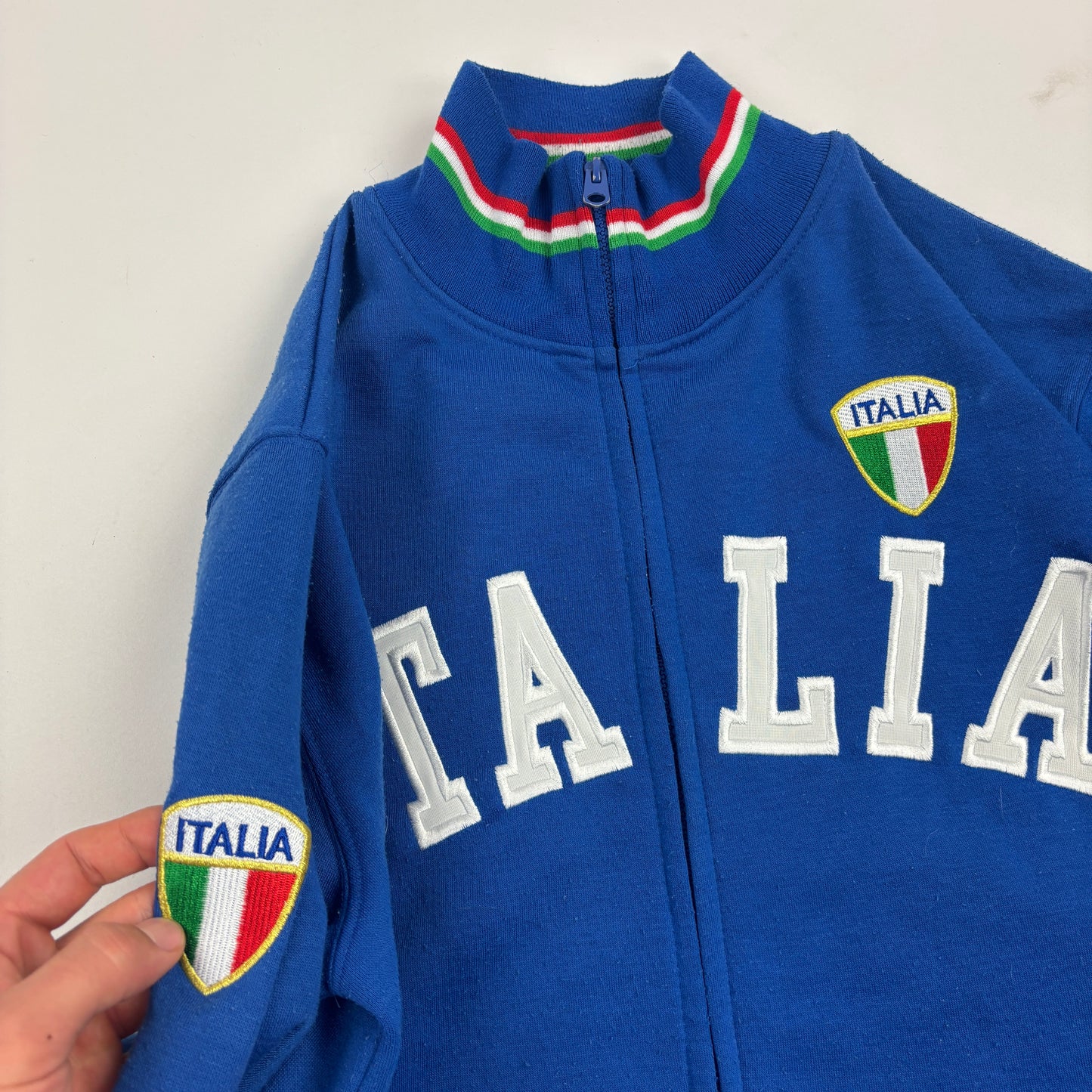 Vintage Italien Zip-Jacke (XL)