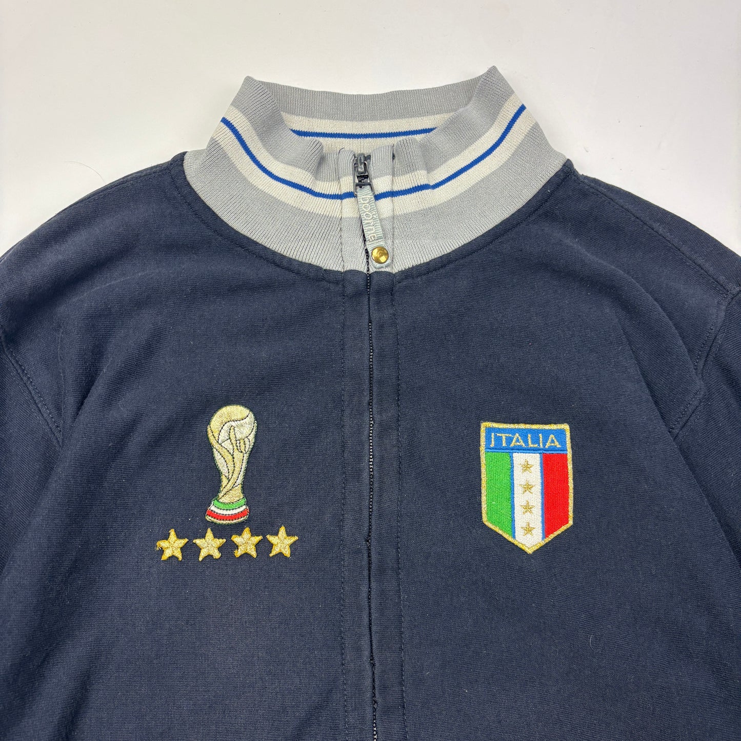 Vintage Italien Zip-Jacke (M)