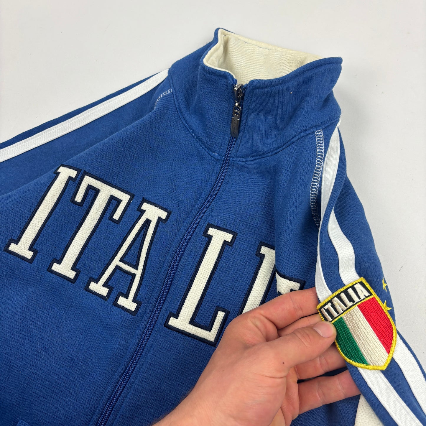 Vintage Italien Zip-Jacke (S)