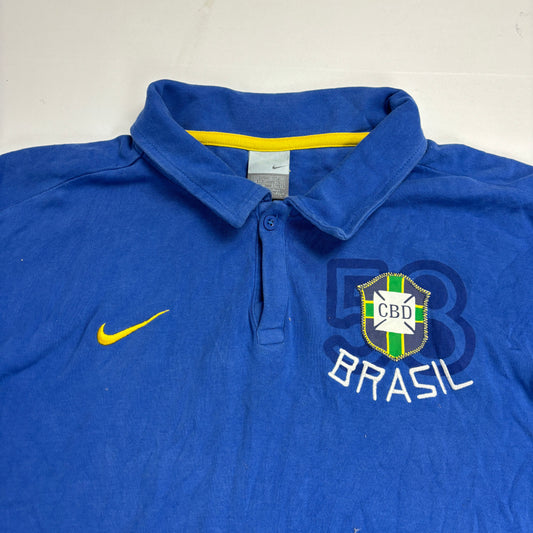 Vintage Nike Brasilien Polo (L)