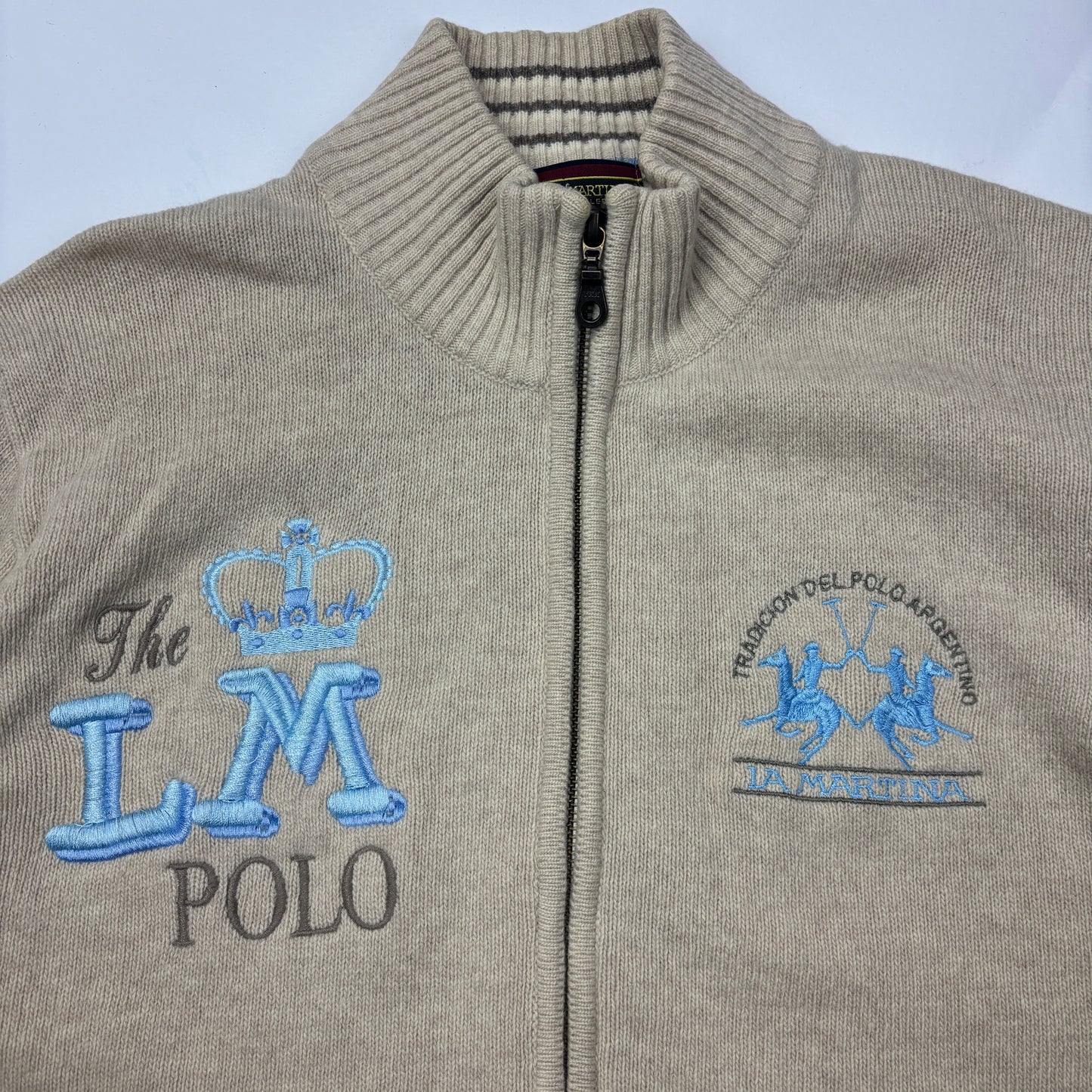 Vintage La Martina Argentinien Zip-Jacke (S)