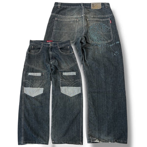Baggy y2K Tiger Jeans (M)