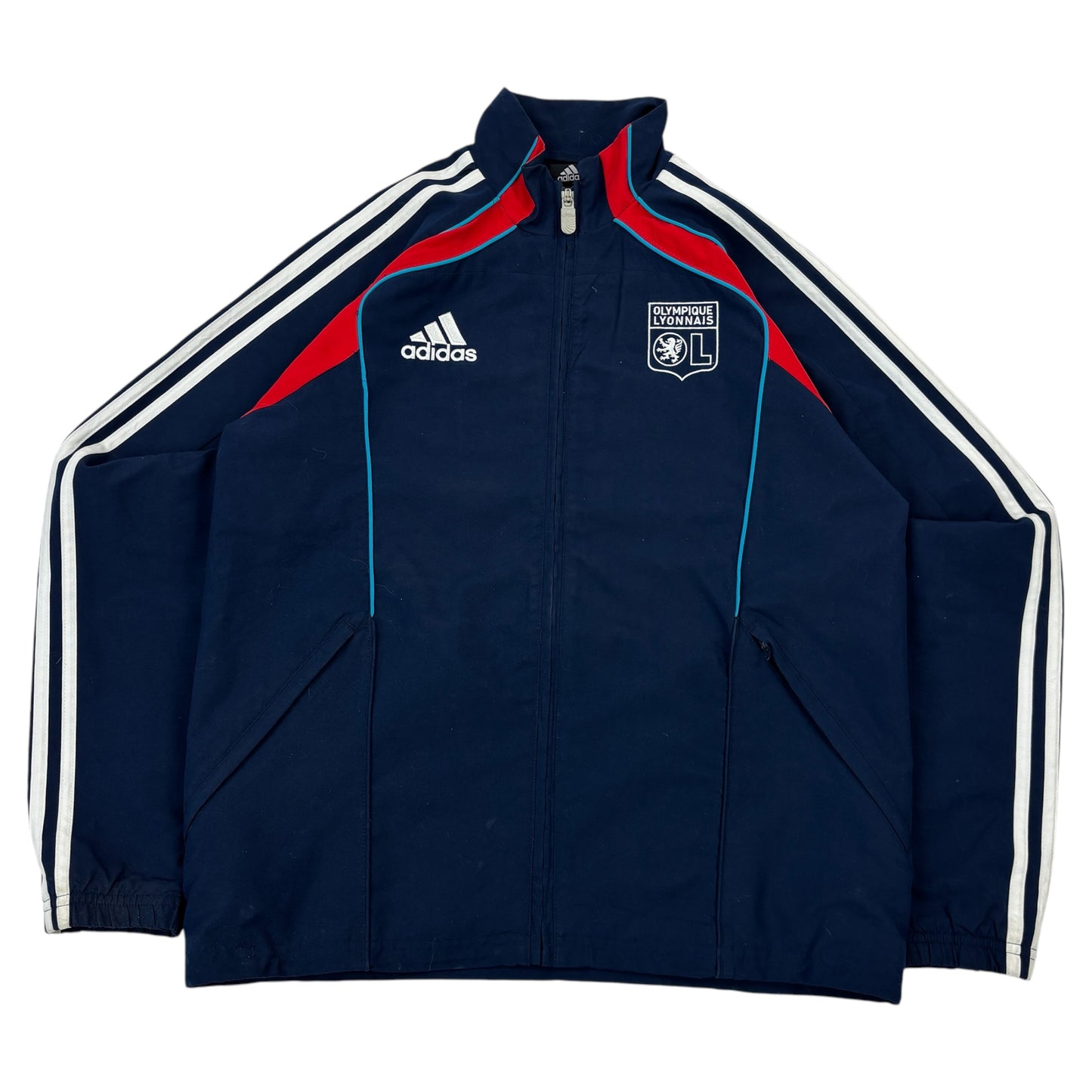 Vintage Adidas Olympique Lyon Trackjacket (XS)