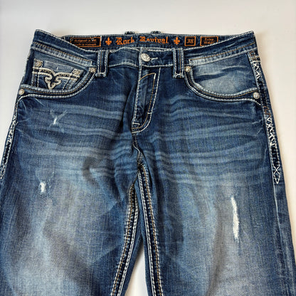 Rock Revival Baggy Jeans (XL)