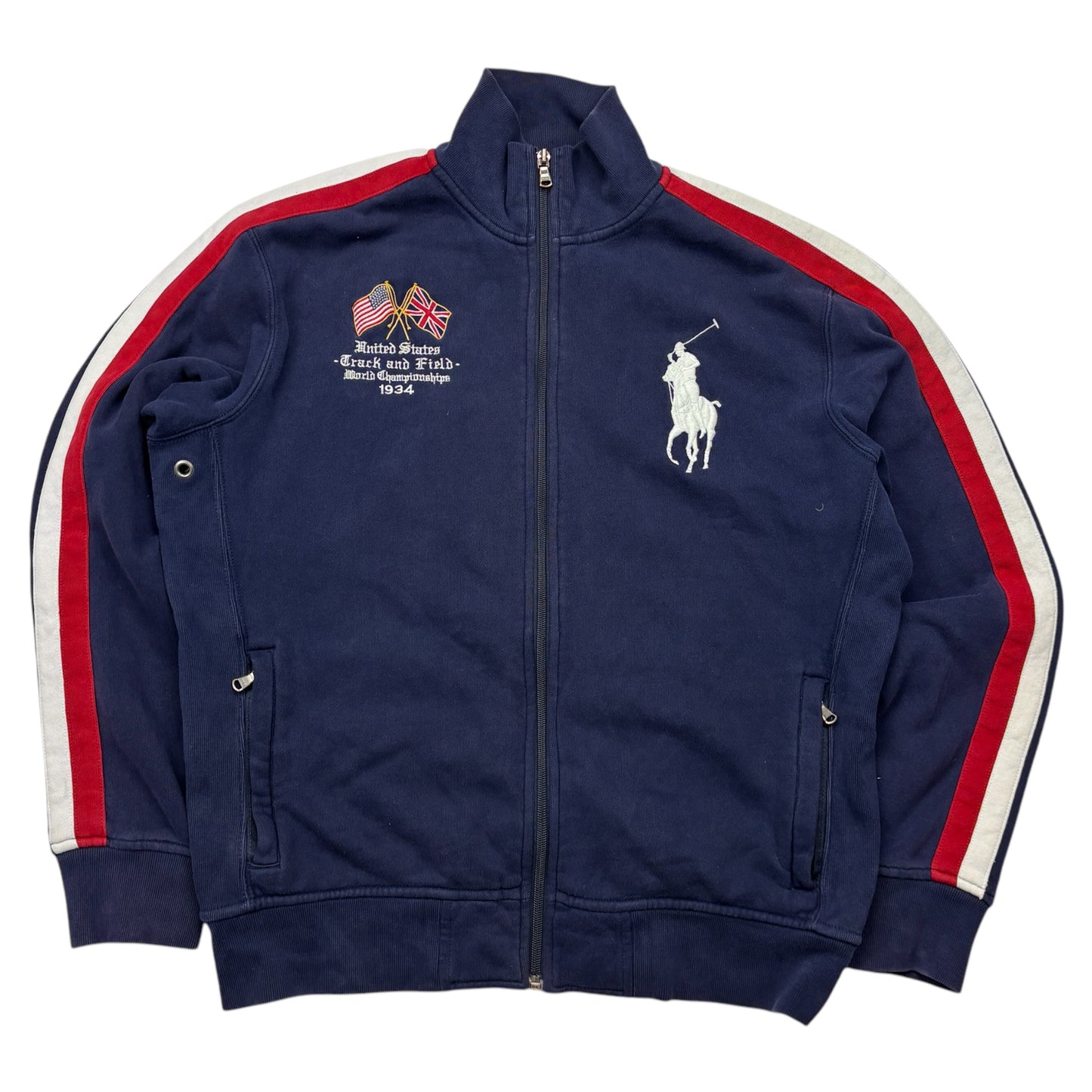 Vintage Ralph Lauren USA Zip-Jacke (M)